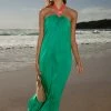 Giana Halter Neck Maxi Dress - Green