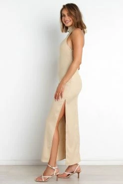 Giza Dress - Beige -Dress Shop petal and pup usa dresses giza dress beige 31420887367857