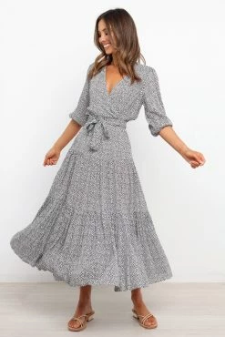 Hadyn Dress - Black -Dress Shop petal and pup usa dresses hadyn dress black 15240556183626