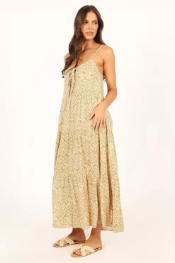 Halley Maxi Dress - Gold -Dress Shop petal and pup usa dresses halley maxi dress gold 33712108077233