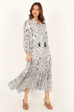 Harper Long Sleeve Maxi Dress - Seaside 14 Harper Long Sleeve Maxi Dress - Seaside -Dress Shop petal and pup usa dresses harper long sleeve maxi dress seaside 33829477548209