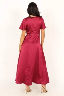 Hathaway Midi Dress - Berry -Dress Shop petal and pup usa dresses hathaway midi dress berry 33829483970737 1