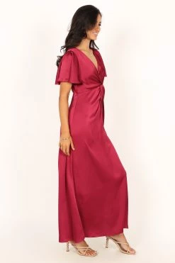 Hathaway Midi Dress - Berry -Dress Shop petal and pup usa dresses hathaway midi dress berry 33829484069041 1