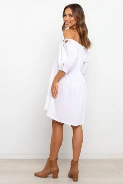 Hawkins Dress - White -Dress Shop petal and pup usa dresses hawkins dress white 28003052388529