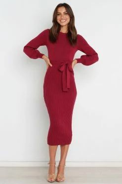 Helena Dress - Wine