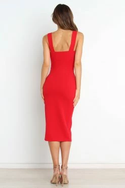 Hyatt Dress - Red -Dress Shop petal and pup usa dresses hyatt dress wine 30880029376689