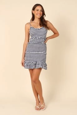 Ileena Shirred Frill Mini Dress - Navy 8 Ileena Shirred Frill Mini Dress - Navy -Dress Shop petal and pup usa dresses ileena shirred frill mini dress navy 32111587623089