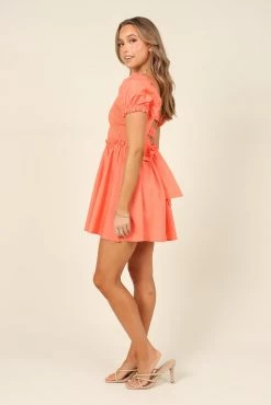 Ineda Dress - Orange -Dress Shop petal and pup usa dresses ineda dress orange 32181950709937
