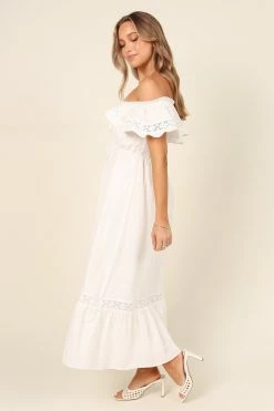 Janelle Dress - White -Dress Shop petal and pup usa dresses janelle dress white 32020556447921