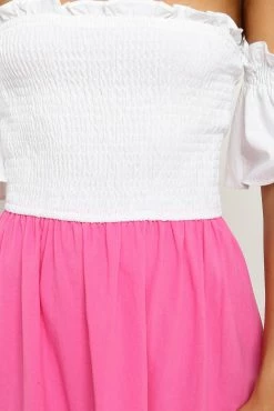 Jeret Dress - Pink -Dress Shop petal and pup usa dresses jeret dress pink 22798198440113