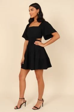 Jordyn Cut Out Mini Dress - Black 9 Jordyn Cut Out Mini Dress - Black -Dress Shop petal and pup usa dresses jordyn cut out mini dress black 32041107456177
