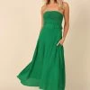 Kate Belted Dress - Green