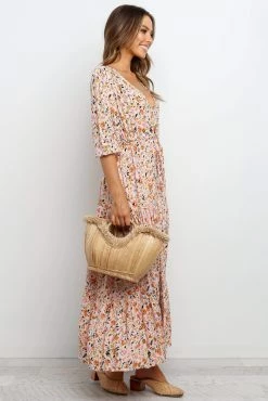 Kelda Dress - Beige -Dress Shop petal and pup usa dresses kelda dress beige 23296273973425