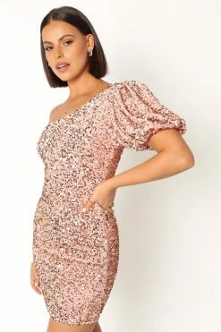 Khloe Mini Dress - Rose 11 Khloe Mini Dress - Rose -Dress Shop petal and pup usa dresses khloe mini dress rose 33916229714097