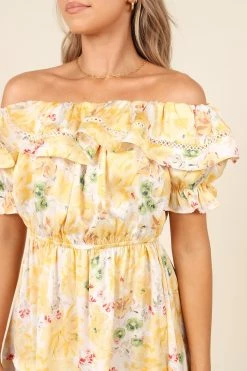 Kylin Dress - Yellow -Dress Shop petal and pup usa dresses kylin dress yellow 32077211730097