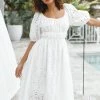 Lana Midi Dress - White