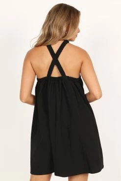 Lara Mini Dress - Black -Dress Shop petal and pup usa dresses lara mini dress black 33485978402993