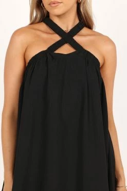 Lara Mini Dress - Black -Dress Shop petal and pup usa dresses lara mini dress black 33485978435761