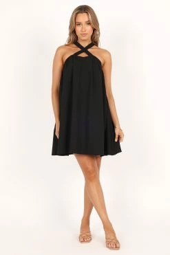 Lara Mini Dress - Black -Dress Shop petal and pup usa dresses lara mini dress black 33485978501297