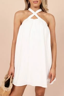 Lara Mini Dress - Ivory -Dress Shop petal and pup usa dresses lara mini dress ivory 32220308799665