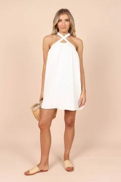 Lara Mini Dress - Ivory -Dress Shop petal and pup usa dresses lara mini dress ivory 32220308897969