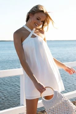 Lara Mini Dress - Ivory