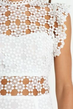 Lauren Dress - White -Dress Shop petal and pup usa dresses lauren dress white 31664133013681