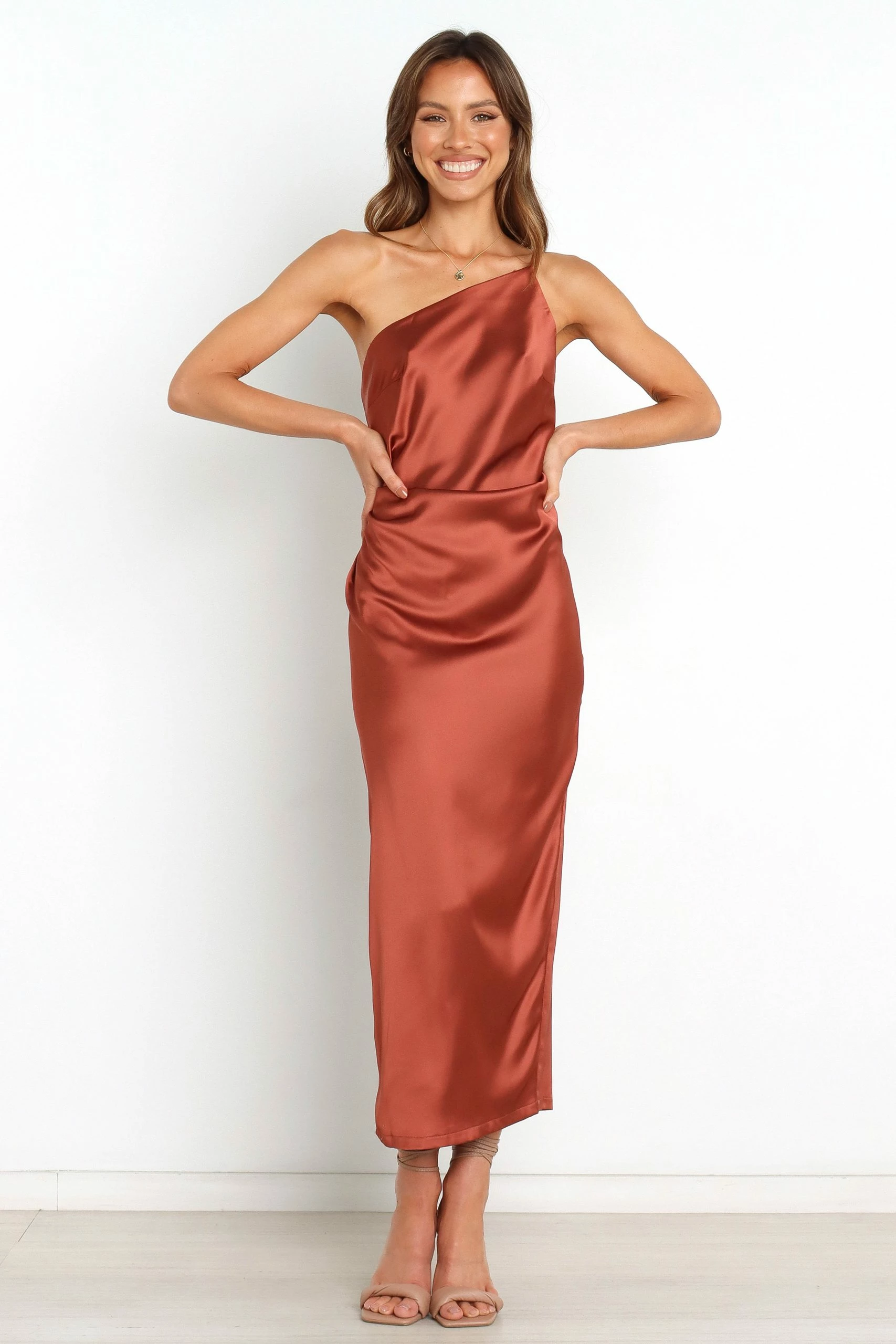 Luella Dress - Rust 2 Luella Dress - Rust - Image 2