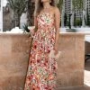 Madeira Dress - Orange Floral