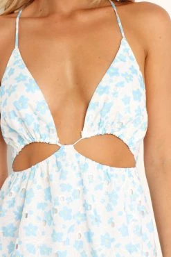 Maisy Dress - Blue -Dress Shop petal and pup usa dresses maisy dress blue 31698663571633