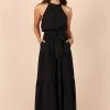 Makayla Halter Maxi Dress - Black