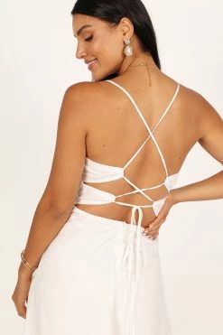 Manda Maxi Dress - Off White -Dress Shop petal and pup usa dresses manda maxi dress off white 33446662340785