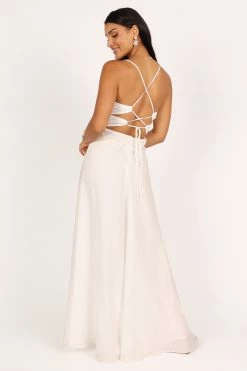 Manda Maxi Dress - Off White -Dress Shop petal and pup usa dresses manda maxi dress off white 33446662471857