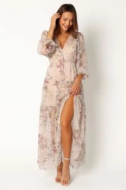 Maria Long Sleeve Maxi Dress - Cream 15 Maria Long Sleeve Maxi Dress - Cream -Dress Shop petal and pup usa dresses maria long sleeve maxi dress cream 34011642429617