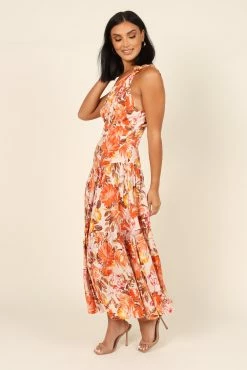 Marietta Dress - Orange -Dress Shop petal and pup usa dresses marietta dress orange 31923432554673