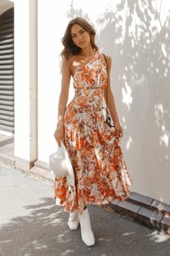 Marietta Dress - Orange -Dress Shop petal and pup usa dresses marietta dress orange 32414031937713