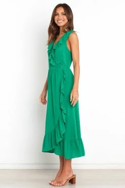 Mariska Dress - Green -Dress Shop petal and pup usa dresses mariska dress green 31864663048369