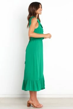 Mariska Dress - Green -Dress Shop petal and pup usa dresses mariska dress green 31864663113905