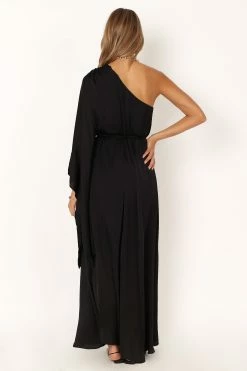 Matilda One Shoulder Maxi Dress - Black -Dress Shop petal and pup usa dresses matilda one shoulder maxi dress black 33904597827761