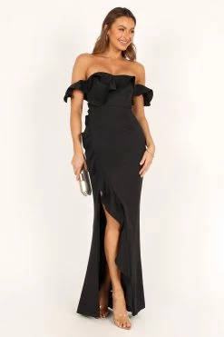 Merva Maxi Dress - Black -Dress Shop petal and pup usa dresses merva maxi dress black 33526116221105