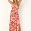 Mila Maxi Dress - Coral Print