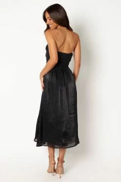 Mila Strapless Midi Dress - Black -Dress Shop petal and pup usa dresses mila strapless midi dress black 34024228651185