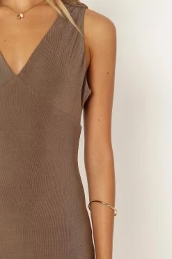 Minia Midi Dress - Wood -Dress Shop petal and pup usa dresses minia midi dress wood 34024226586801