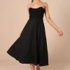 Molly Strapless Dress - Black