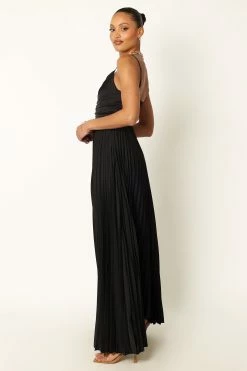 Naira Pleated Maxi Dress - Black 17 Naira Pleated Maxi Dress - Black -Dress Shop petal and pup usa dresses naira pleated maxi dress black 33968171090097