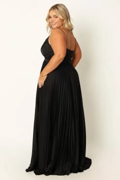 Naira Pleated Maxi Dress - Black 22 Naira Pleated Maxi Dress - Black -Dress Shop petal and pup usa dresses naira pleated maxi dress black 33968171253937
