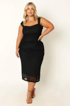 Naomi Midi Dress - Black 18 Naomi Midi Dress - Black -Dress Shop petal and pup usa dresses naomi midi dress black 33968168894641