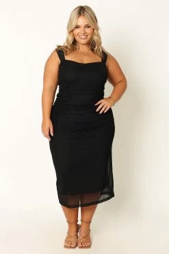 Naomi Midi Dress - Black 28 Naomi Midi Dress - Black -Dress Shop petal and pup usa dresses naomi midi dress black 33968169222321