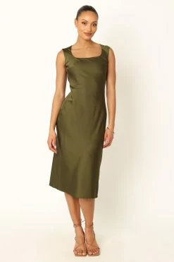 Natalia Mid Slip Dress - Olive 25 Natalia Mid Slip Dress - Olive -Dress Shop petal and pup usa dresses natalia mid slip dress olive 33968183705777 1