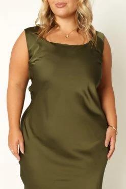 Natalia Mid Slip Dress - Olive 29 Natalia Mid Slip Dress - Olive -Dress Shop petal and pup usa dresses natalia mid slip dress olive 33968183836849 1